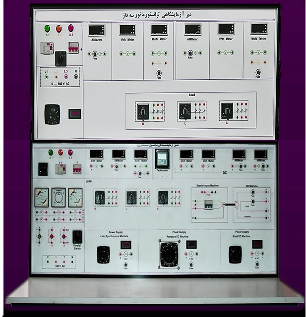 سیستم آموزشی ماشین های الکتریکی AC و ترانسفورماتور
