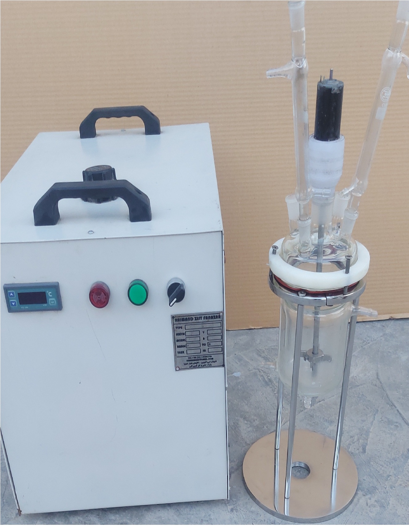 راکتورشیمیایی0.5 لیتری یا500 سی سی