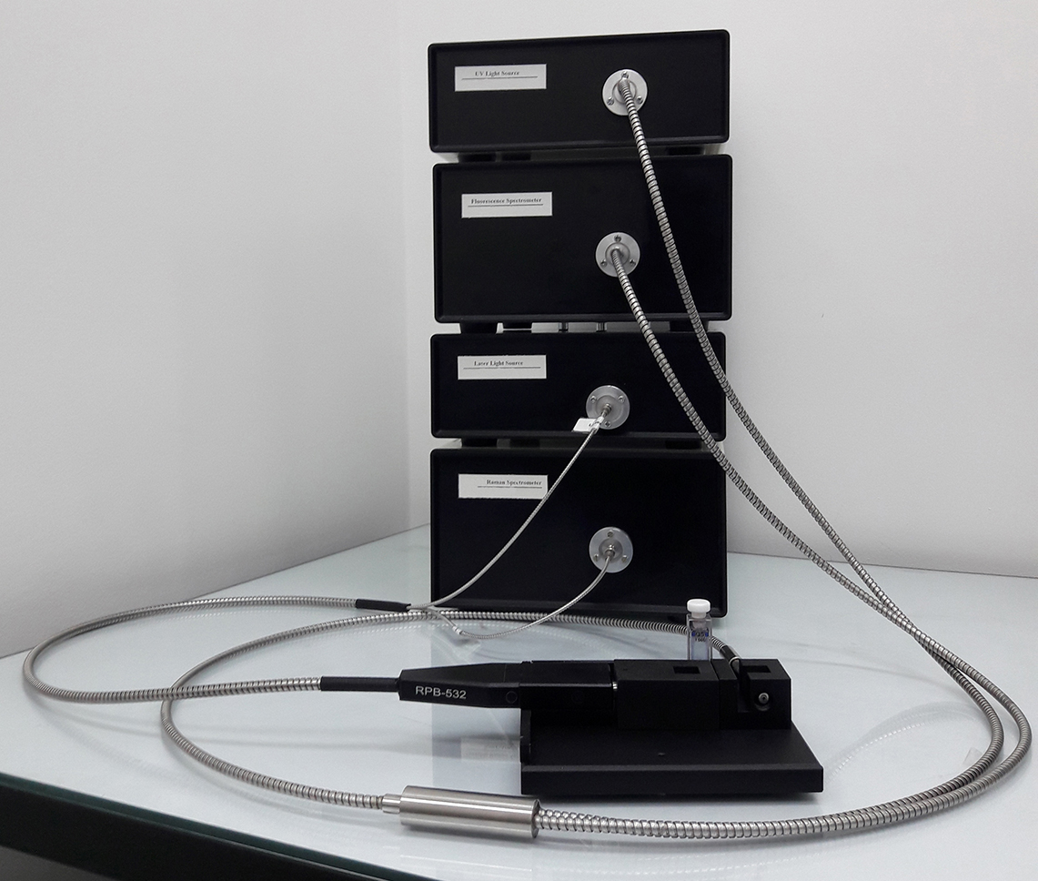 طیف سنج رامان + فلورسانس + جذب