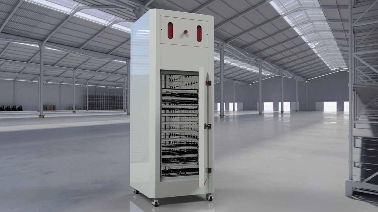 خشک کن ضدانفجار محیطی 1000 لیتری کنترل PLC و Touch Panel
