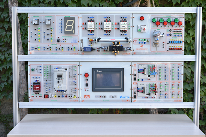 مجموعه آموزشی دلتا ( PLC DELTA ) به همراه HMI