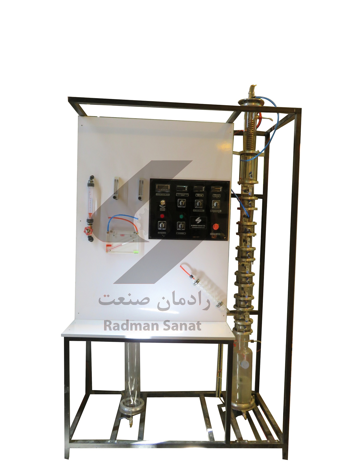 برج تقطیر سینی دار استینلس استیل ناپیوسته