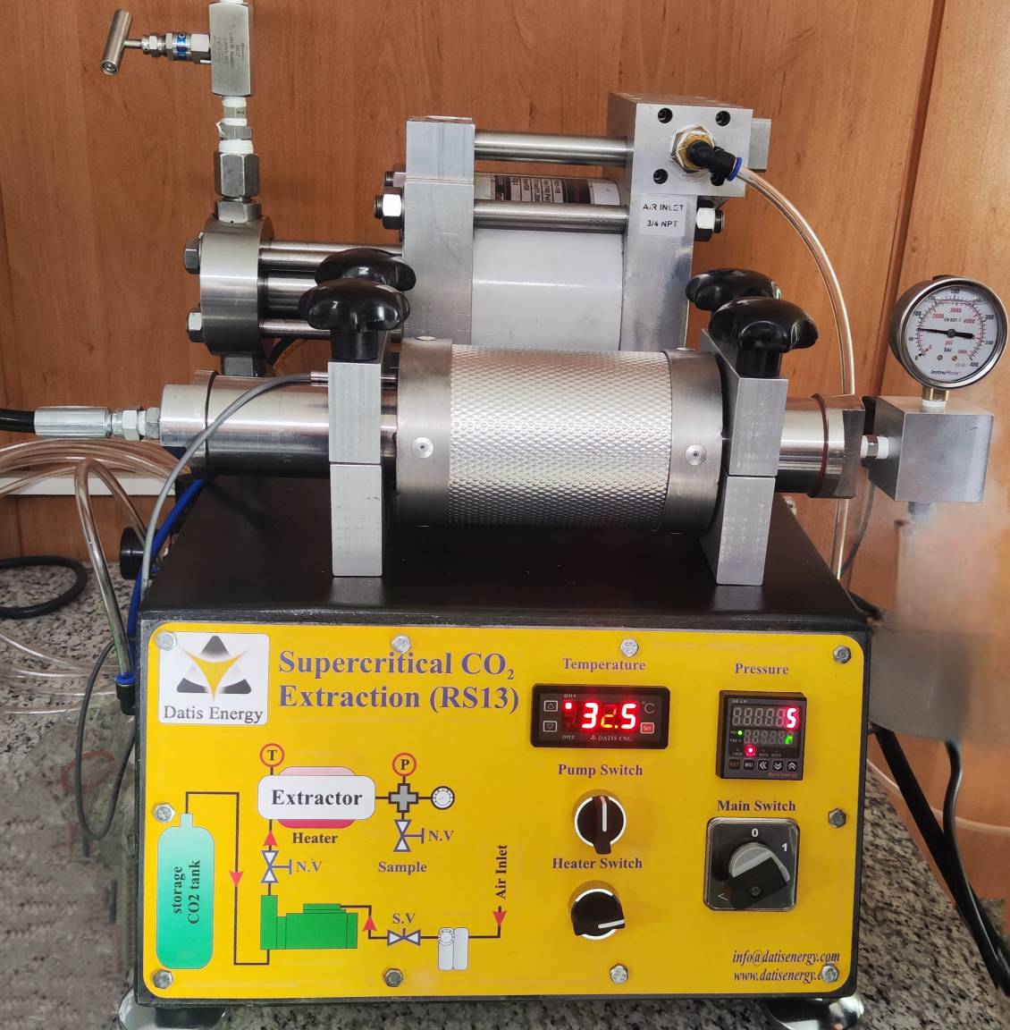 استخراج فوق بحرانی ظرفیت 300CC
