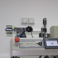 دستگاه آزمون سایش پین (ساچمه) روی دیسک در دمای محیط و محیط سیال (1 الی 40نیوتن)