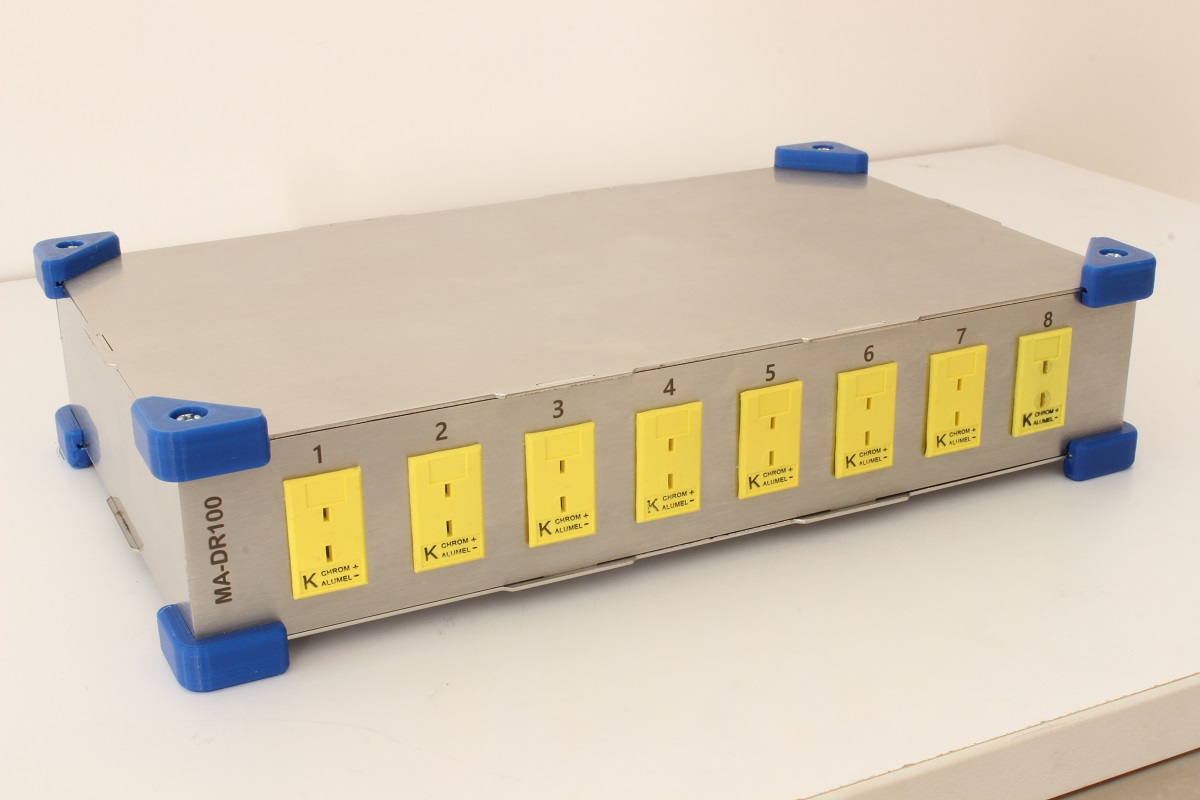 دیتالاگر چندمنظوره سری DR100- دارای 8 کانال ورودی ترموکوپل نوع k