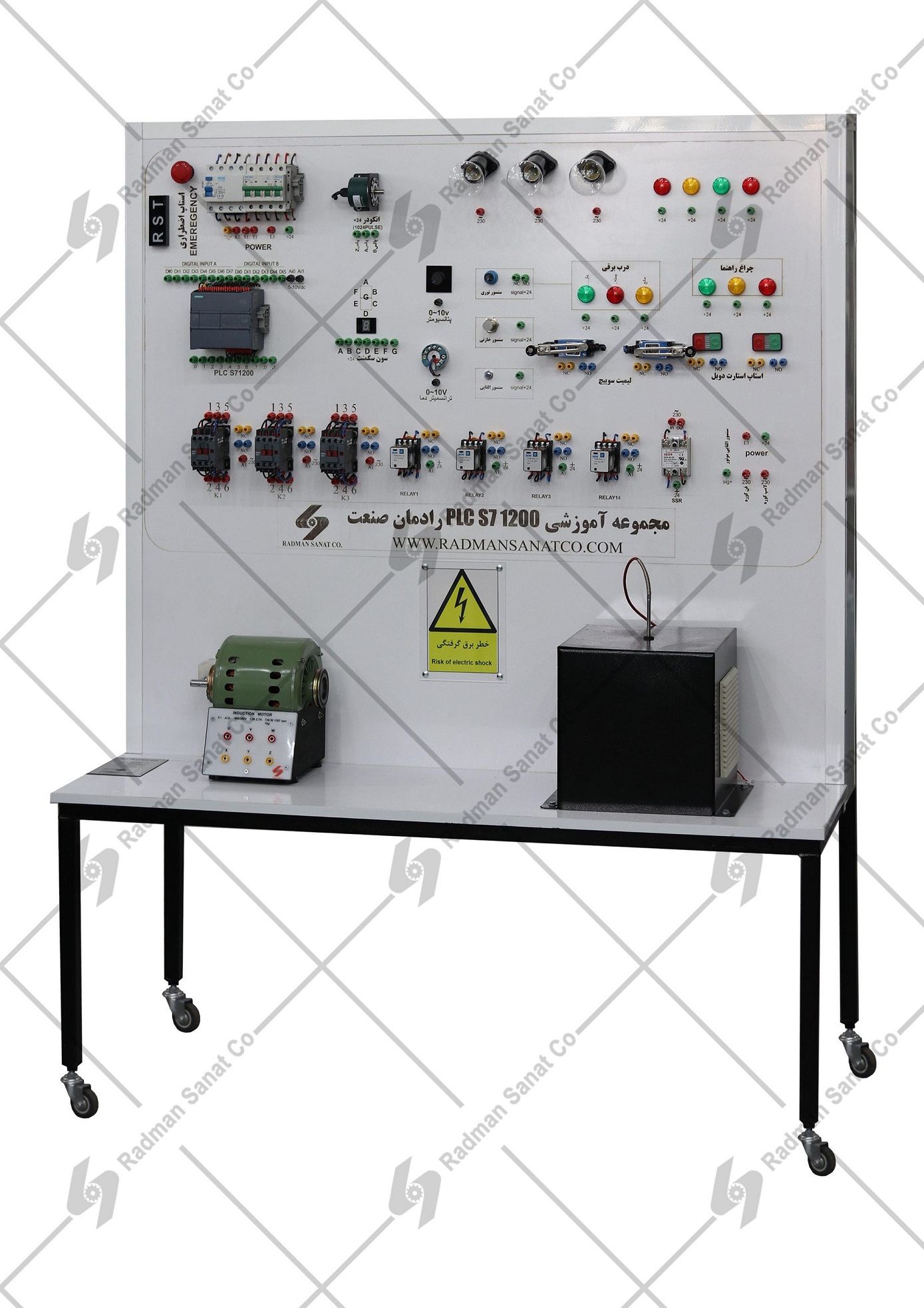 استند آموزشی PLC لوگو پایه